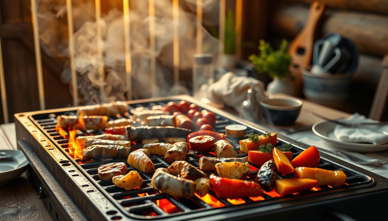 Ingredients prepared for a simple home dinner